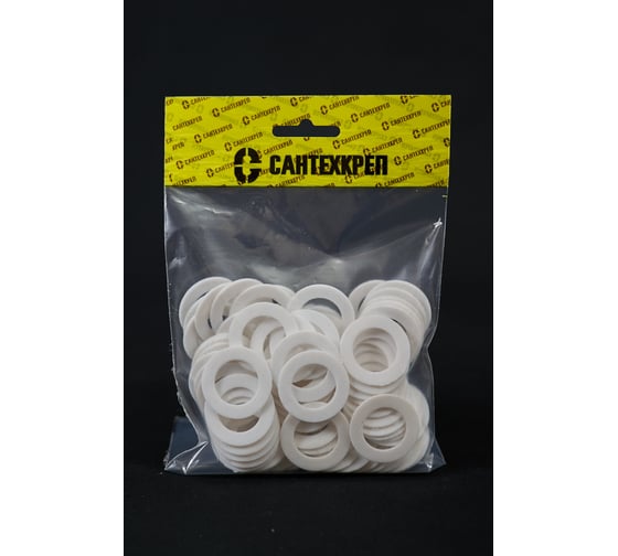 Изображение товара Фторопластовая прокладка Сантехкреп 1 (19x30 мм) фасовка 100 шт. 2.10.6.