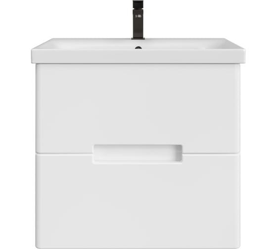 Изображение товара Тумба с раковиной RUVANN KANI 50 + Moduo 50 в ванную подвесная Т.KANI.П-50П-KIT-MOD