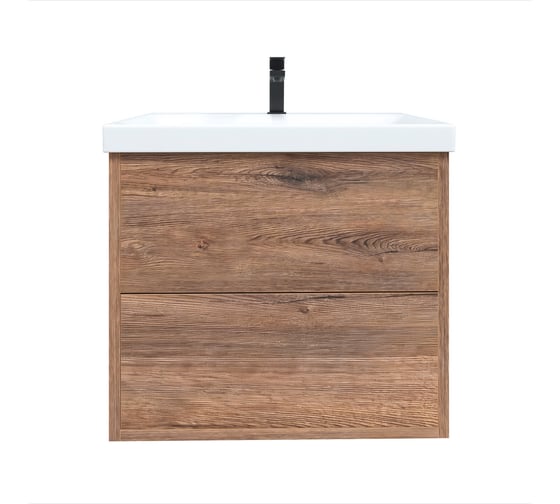 Изображение товара Тумба с раковиной RUVANN RINNI 50 + Moduo 50 в ванную подвесная Т.RINNI.Д-50П-KIT-MOD