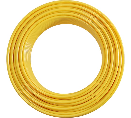 Изображение товара Трубка Крал ПВХ БУХТА желтая d=10x1мм (PA6) (100м) (100 шт) 2636