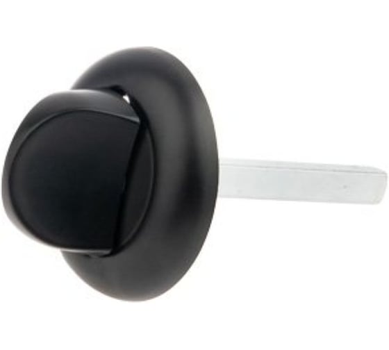 Изображение товара Поворотная кнопка DOORLOCK DL TK07/8/45/P Black черная, для задвижек, шпиндель 8x45мм 73396