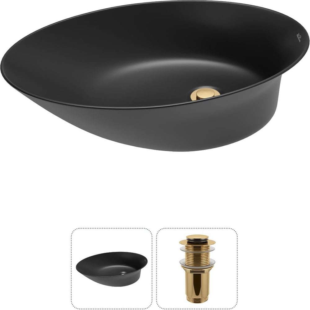 Изображение товара Набор Wellsee 2 в 1 Faze Moment накладная раковина 55x32 см 20214977R