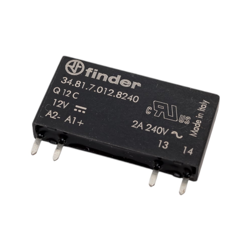 Изображение товара Ультратонкое твердотельное реле Finder 348170128240 2А AC монтаж на DIN-рейку