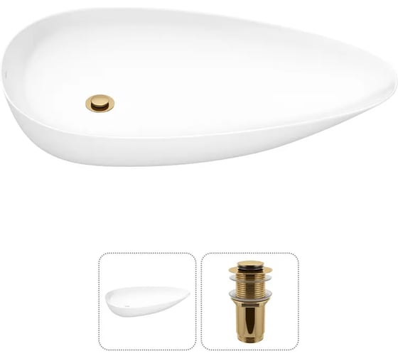 Изображение товара Набор Wellsee 2 в 1 Faze Moment накладная раковина 75x43 см 20212159R