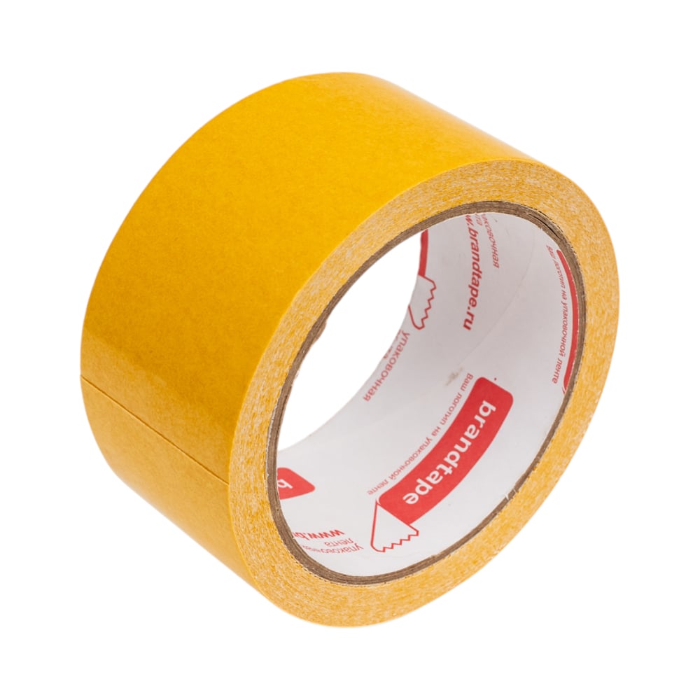 Изображение товара Двухсторонняя тканевая клейкая лента Brandtape 48мм х 10м, армированная, морозостойкая