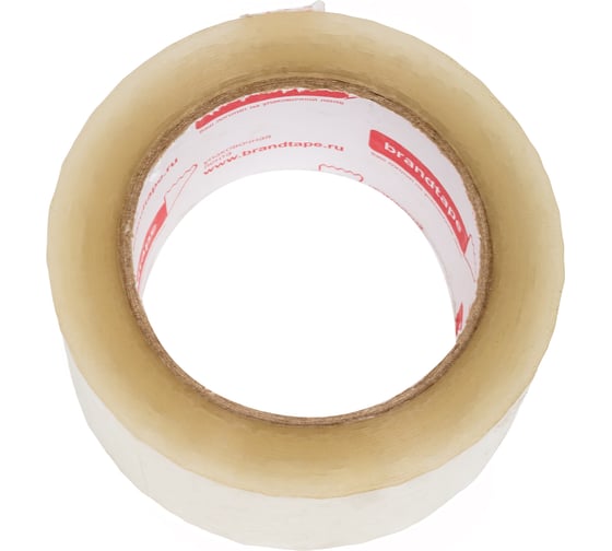 Изображение товара Упаковочная клейкая лента Brandtape прозрачная 48мм х 120м, 38 мкм (упаковка 4 шт.) 4631177461187