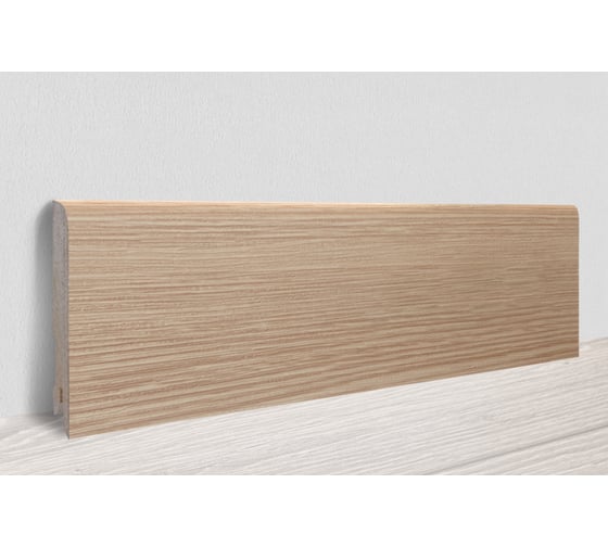 Изображение товара Плинтус для пола МДФ (80 мм, 2,4 м, Дуб небраска) ЛУКА УТ000066942