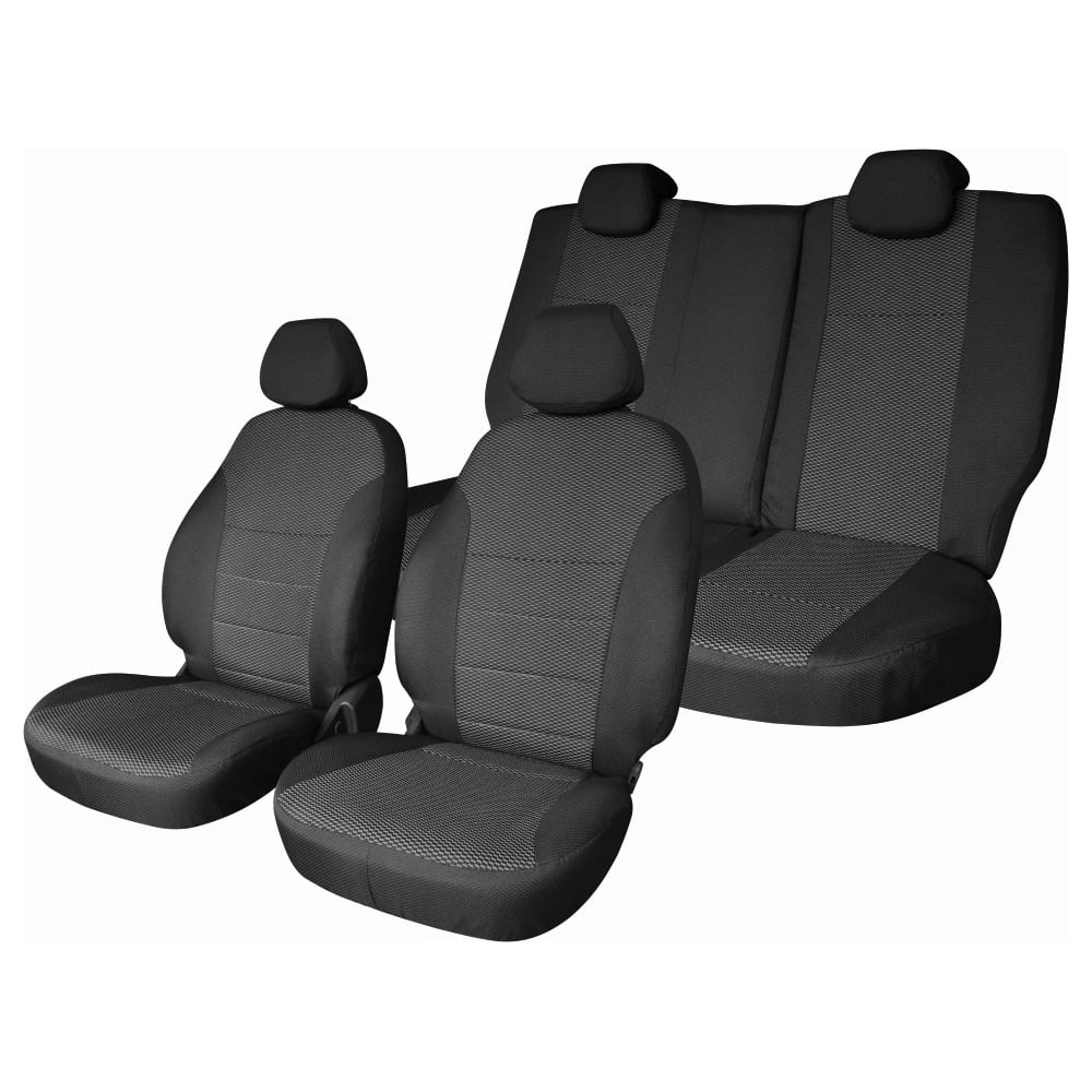 Изображение товара Чехлы на сиденья Defly Honda Stepwgn RP1-RP5 2015-2021 из жаккарда черные