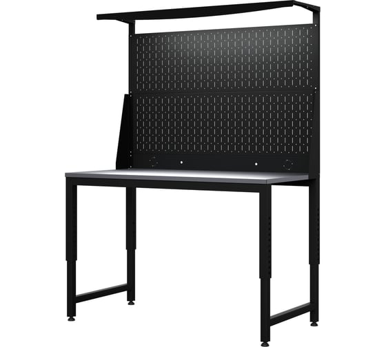 Изображение товара Верстак-стол регулируемый с перфопанелью двойной GREENBERG 1400x700мм VERSTAK_REG_P2_1400х700