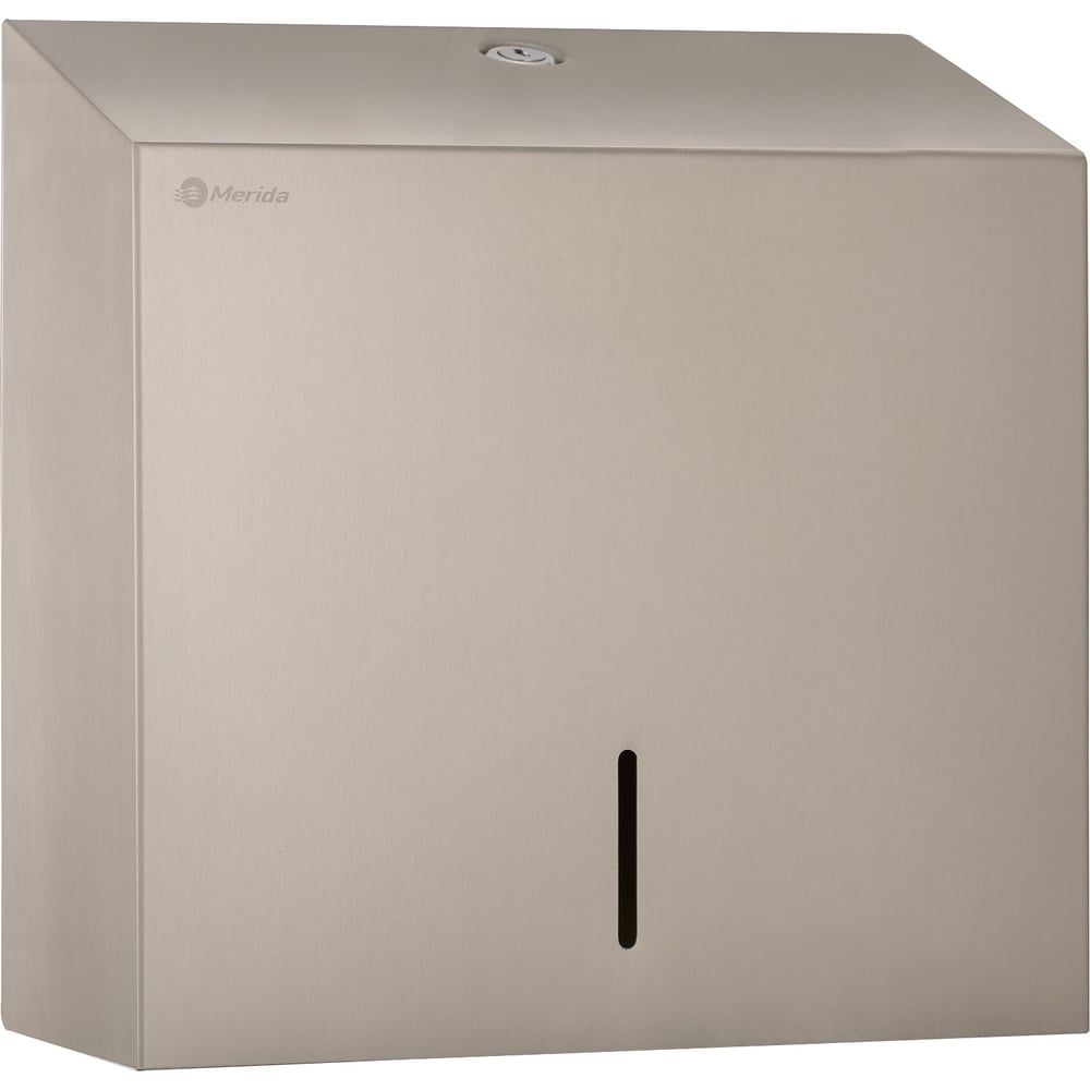 Изображение товара Диспенсер для бумажных полотенец MERIDA STELLA R метал 2 пачки V-сложение