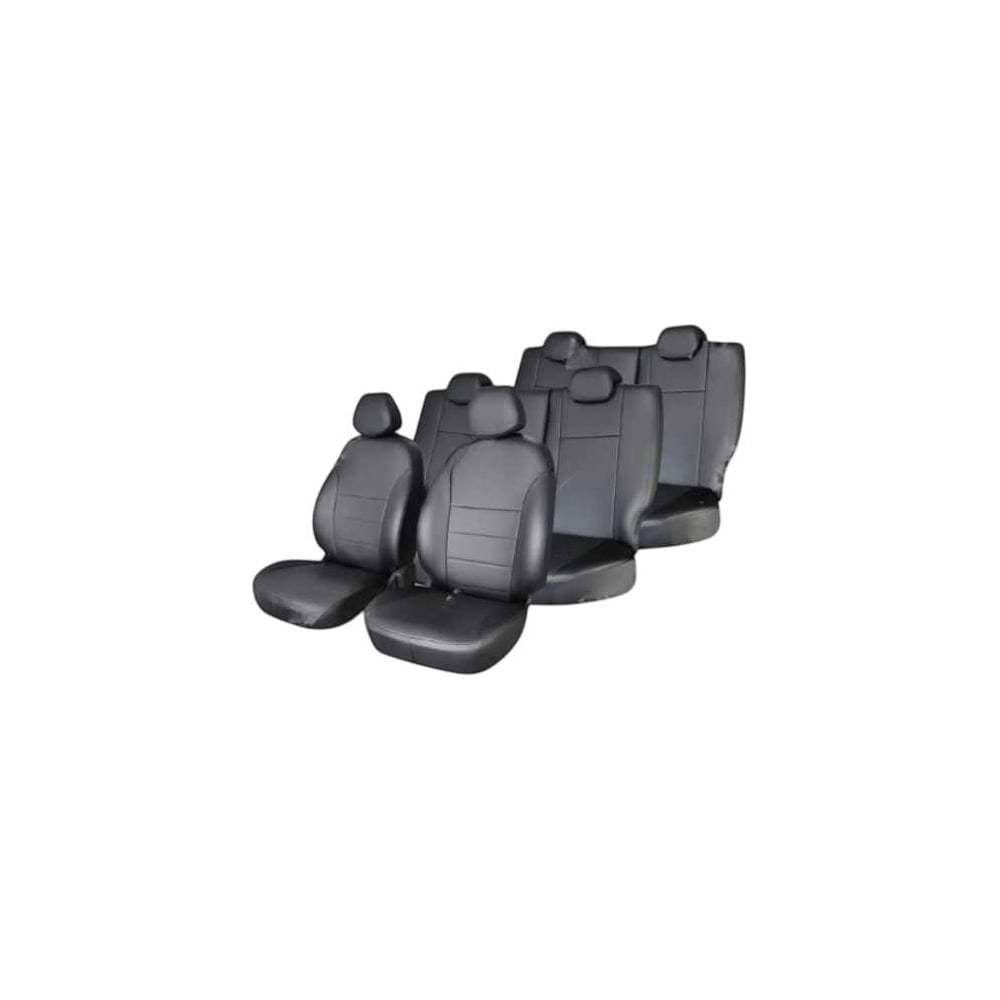 Изображение товара Чехлы на сиденья Honda Freed 2016-2024 экокожа черный Defly GB5 GB6 GB7 GB8