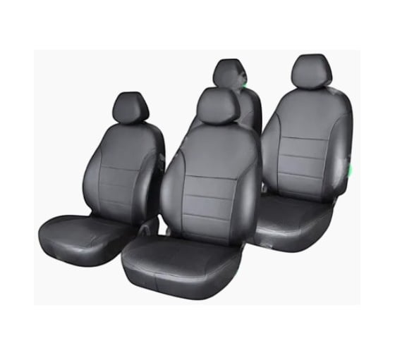 Изображение товара Чехлы на сиденья Defly Mitsubishi Lancer (CY), 2007-2011, седан, Invite, Invite+, экокожа черная Mts9-2K