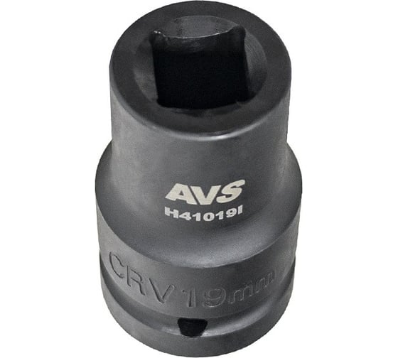 Изображение товара Головка торцевая 4-гранная для механического гайковерта AVS 19 мм, под футорку, 1''DR H41019I A85015S