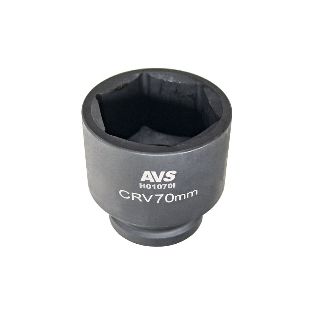 Изображение товара Головка торцевая 6-гранная для гайковерта 70 мм AVS 1 дюйм CrV профессиональная