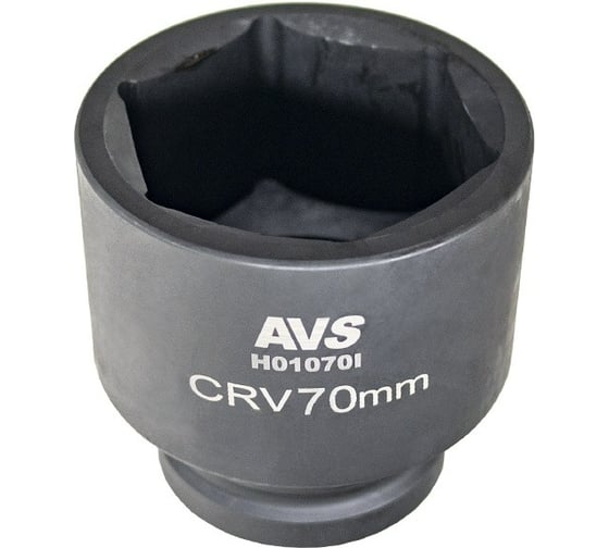Изображение товара Головка торцевая 6-гранная для механического гайковерта AVS 70 мм, 1''DR H01070I A85019S