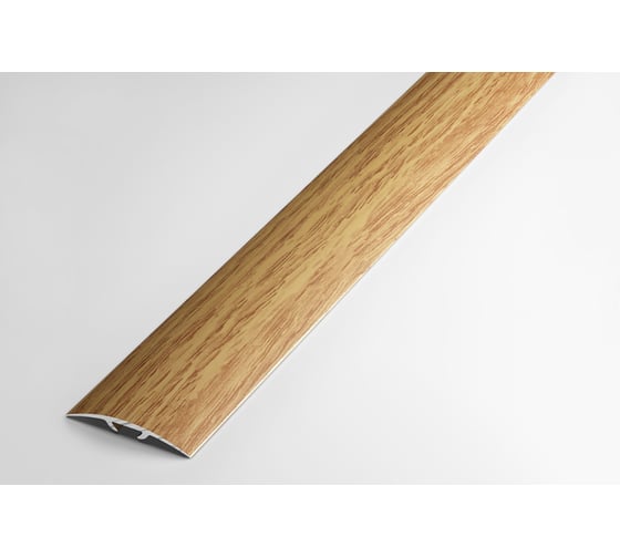 Изображение товара Порог прямой скрытый алюминиевый декоративный (35 мм, 1,8 м, Дуб) ЛУКА 00000002165