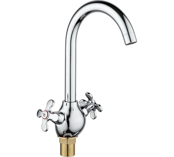 Изображение товара Смеситель для кухни Potato с высоким изливом, крепление гайка P4150