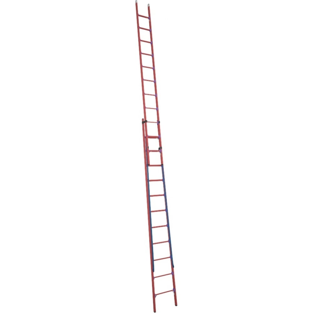 Универсальная двухсекционная диэлектрическая лестница-стремянка Антиток