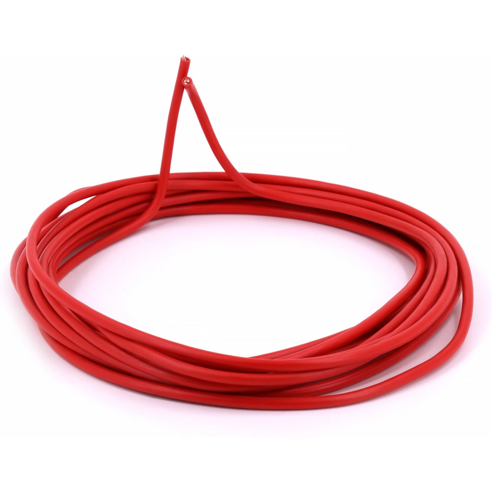 Изображение товара Провод VOLTON ПВАМ 4 кв мм, 5 м, красный, ГОСТ