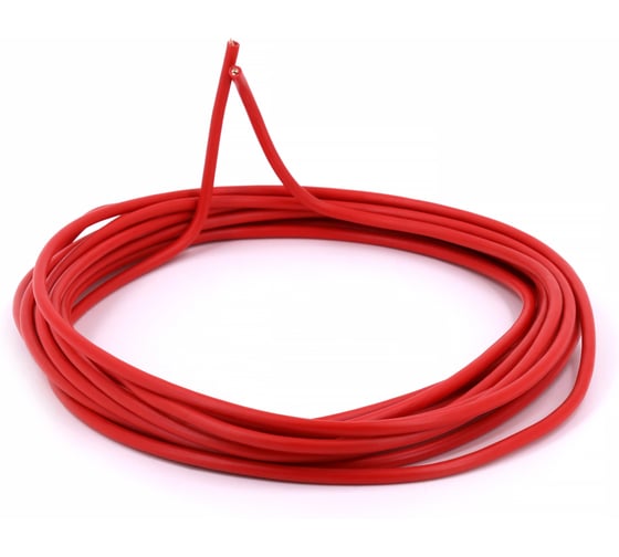 Изображение товара Провод VOLTON ПВАМ 4 кв.мм, 5м, красный VLT400306