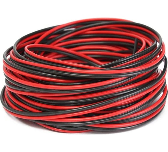 Изображение товара Кабель акустический DORI 2x1,0 мм 10м красно-чёрный, шт 50890