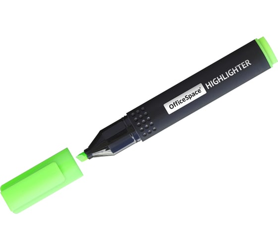 Изображение товара Текстовыделитель OfficeSpace зеленый, 1-4 мм HL_9505