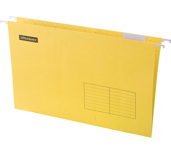 Изображение товара Подвесная папка OfficeSpace Foolscap 365х240 мм, желтая 296364