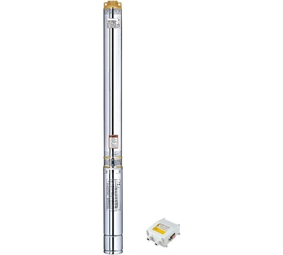 Изображение товара Скважинный насос LEO 3XRm 2/27-0.75 кабель 60 м, 750 Вт, 220В/50Гц, максимальный объем 2,7 куб.м/ч, максимальная высота 117 м 2115