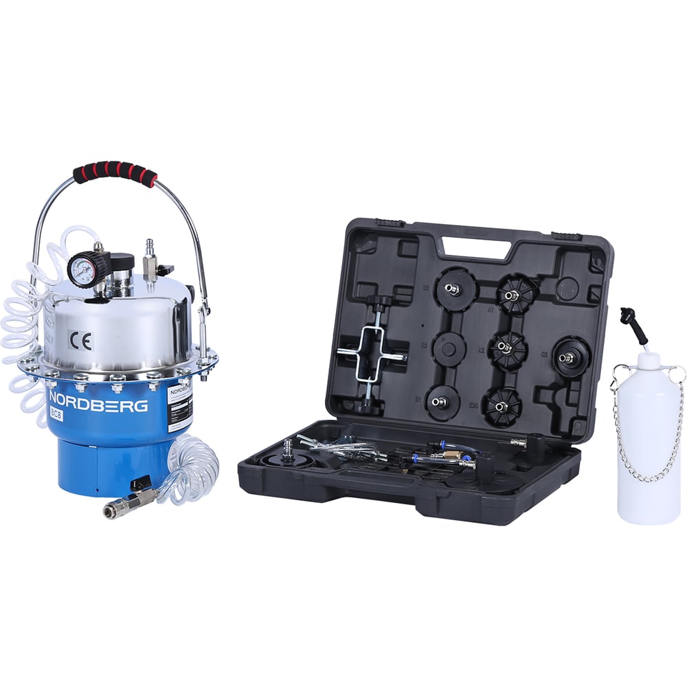 Изображение товара NORDBERG BC8 - пневматическая установка для прокачки тормозной системы