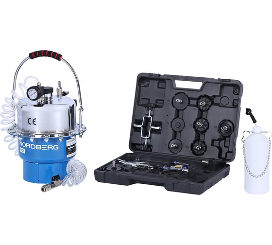 Изображение товара Установка пневматическая для прокачки тормозной системы NORDBERG 5 л BC8