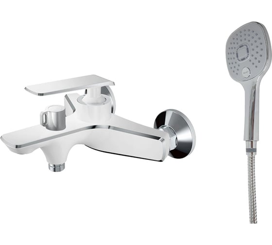 Изображение товара Смеситель для ванны Valfex короткий излив, латунь Orion White VF.60548-8