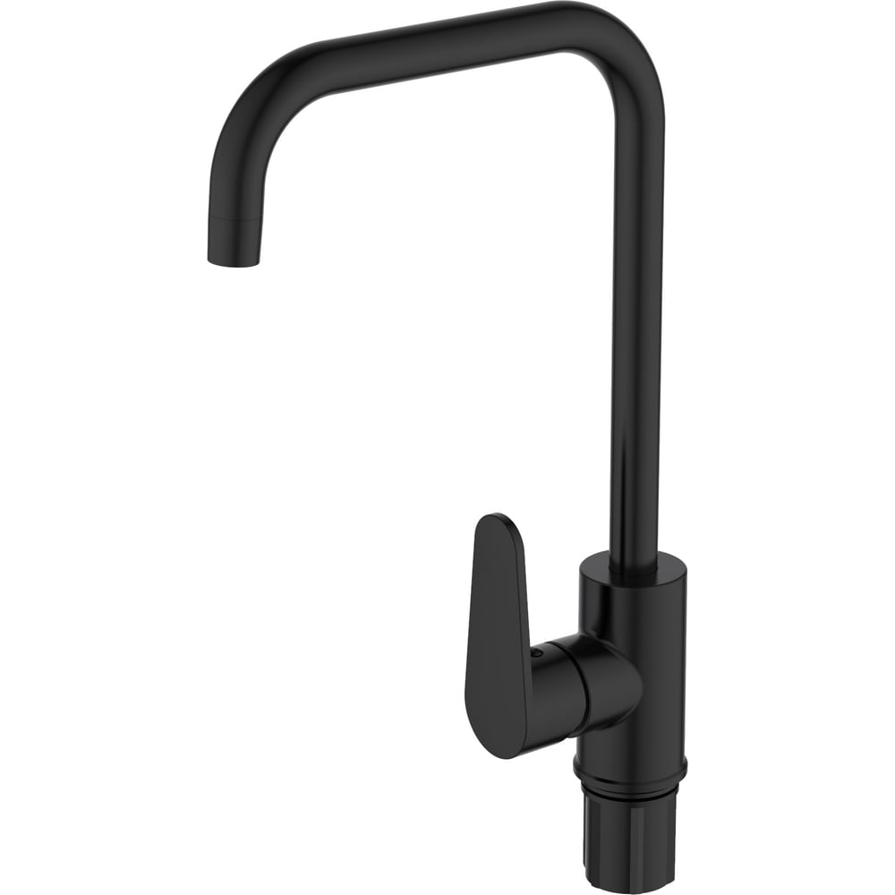 Изображение товара Смеситель кухонный Waterfall WF519B черный однорычажный с изливом 212 мм