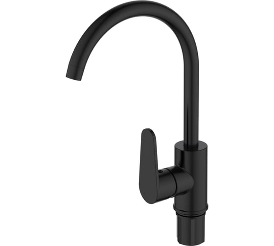 Изображение товара Смеситель для кухни VODA Waterfall, R-излив, черный, WF519RB