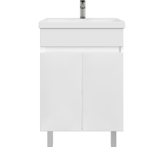 Изображение товара Тумба с раковиной RUVANN FORTO 50 + Moduo 50 в ванную напольная Т.FORTO.П-50Н-KIT-MOD