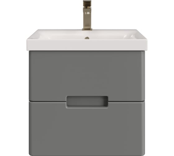 Изображение товара Тумба с раковиной RUVANN YUVA 60 + Moduo 60 в ванную подвесная Т.YUVA.П-60П-KIT-MOD