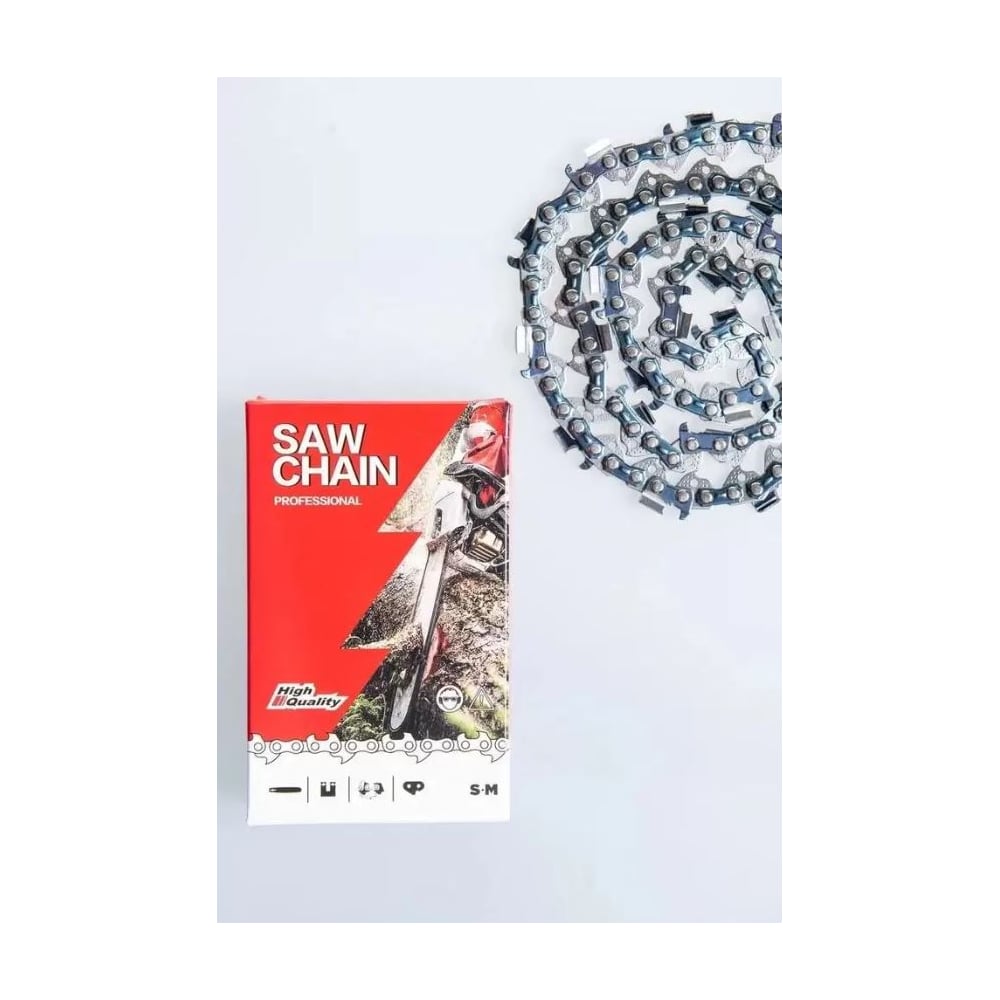 Изображение товара Цепь пильная UNIPRO 64 звена чизельный зуб для бензопилы 15 дюймов