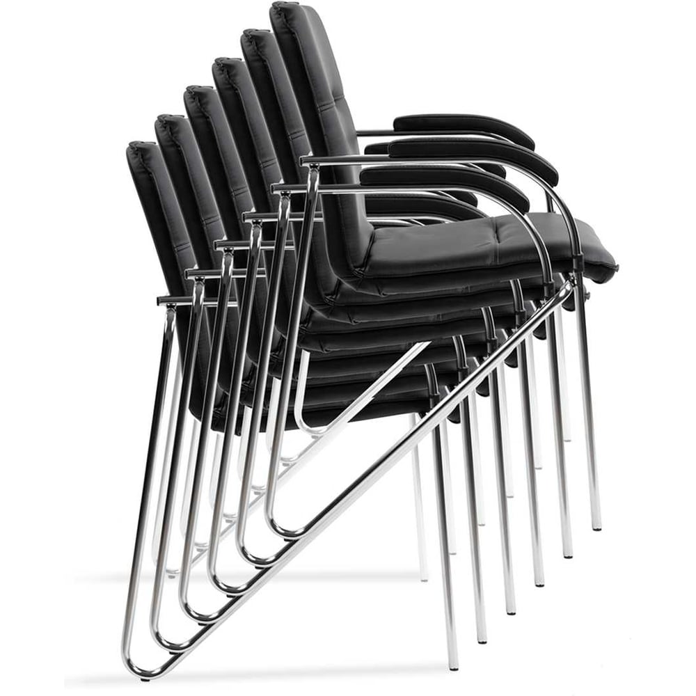 Изображение товара Офисное кресло Chairman 850 экопремиум черный современный дизайн