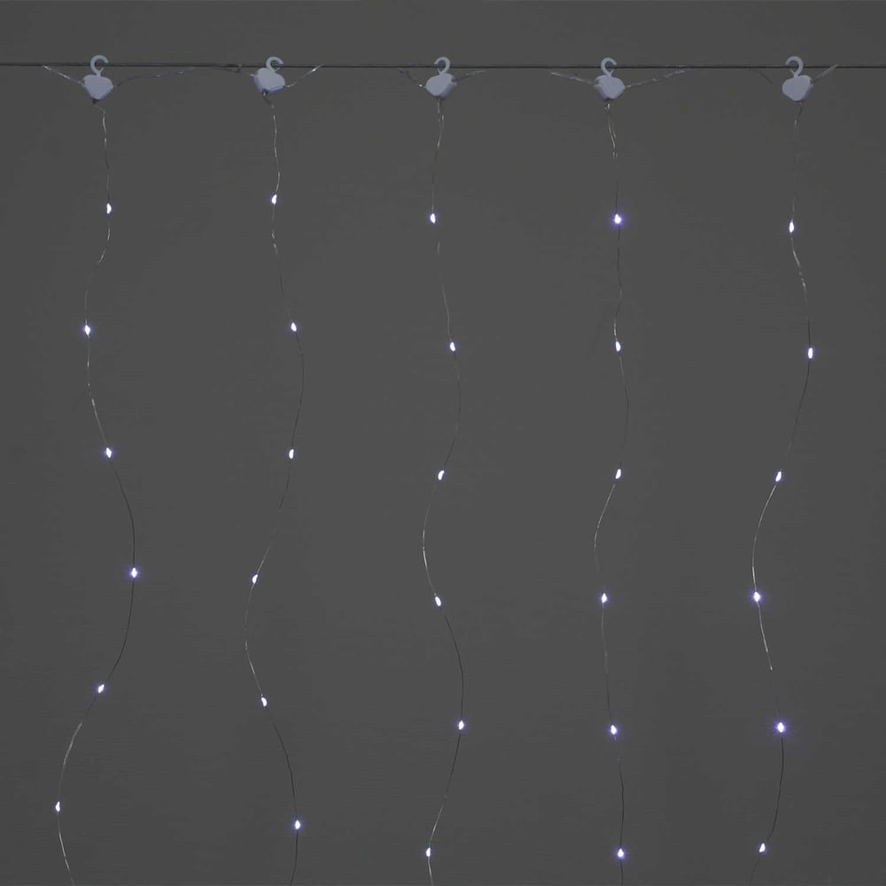 Изображение товара Световой занавес Sneha A-973 W с 200 светодиодами 8 режимов белое свечения USB