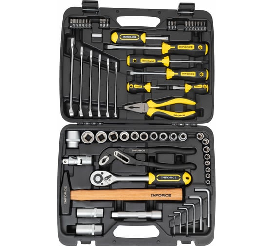 Изображение товара Универсальный набор инструмента Inforce 66 предметов 06-25-07
