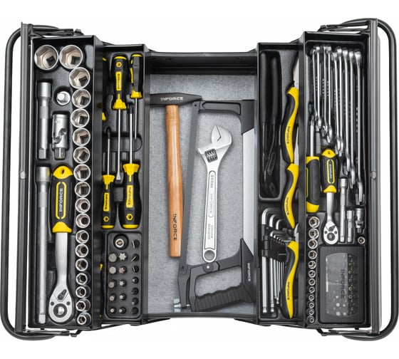 Изображение товара Универсальный набор инструмента Inforce 131 предмет 06-25-08