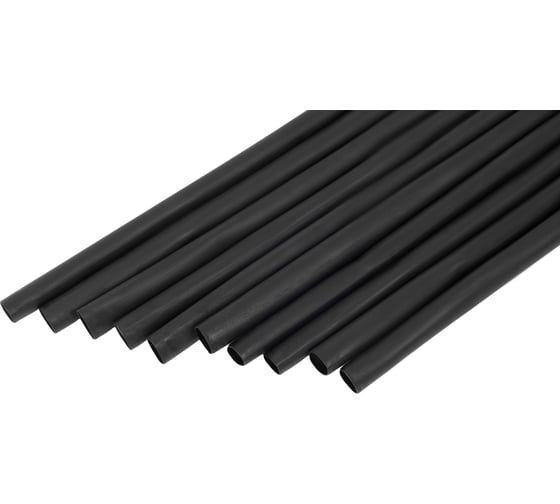 Изображение товара Трубка термоусадочная клеевая Gigant (3:1) 9/3, черная, 10шт по 1м G-80127