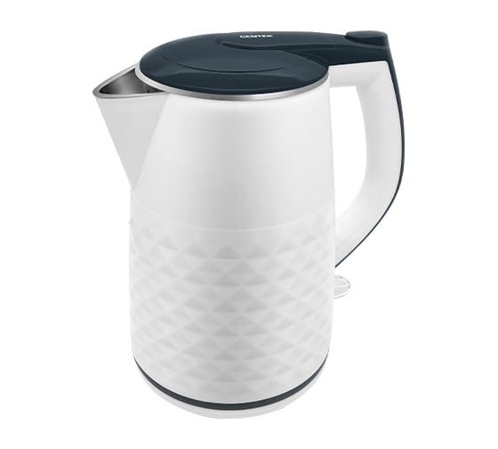 Изображение товара Чайник Centek металл, 1.8 л, 1800 Вт, двойные стенки, кнопка включения на ручке CT-0025 White