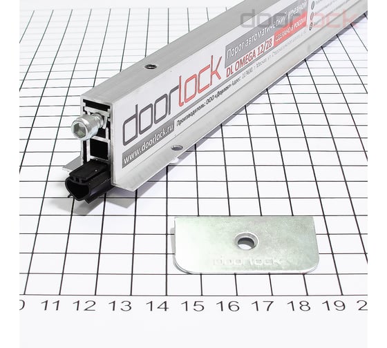 Изображение товара Порог автоматический врезной DL OMEGA 12/28 L=1620мм Doorlock 76118