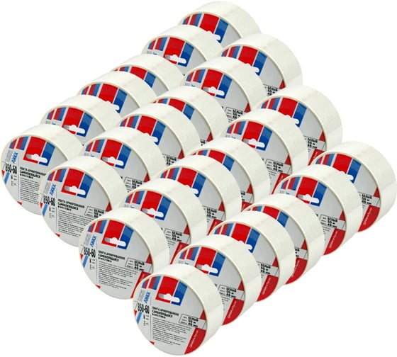 Изображение товара Армированная клейкая лента 850-60 48 мм 50 м белая - 24 шт. ЛИКК 850-60-50-24 Б