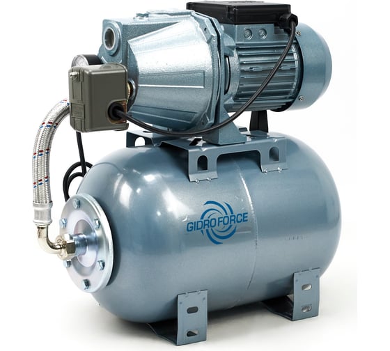 Изображение товара Насосная станция с расширительным баком 24 л GIDRO FORCE ATJET 80S