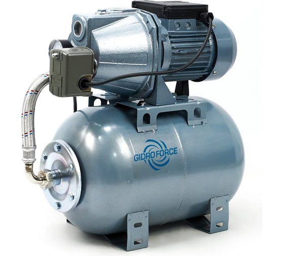 Изображение товара Насосная станция с расширительным баком 24 л GIDRO FORCE ATJET 100S