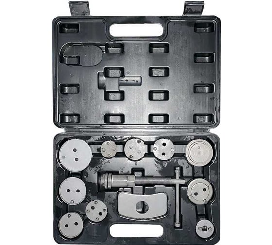 Изображение товара Набор для сведения поршней тормозных цилиндров AVS (12 предметов) в кейсе DBC-04 A40445S