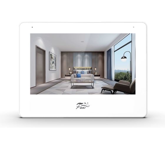Изображение товара Комплект IP-домофон FOX FX-IVD70WPE 7”(1024x600), WIFI, LAN, POE + FX-ICP138B(2 FX-IVD70WPE-KIT (ЛИРА 7W)