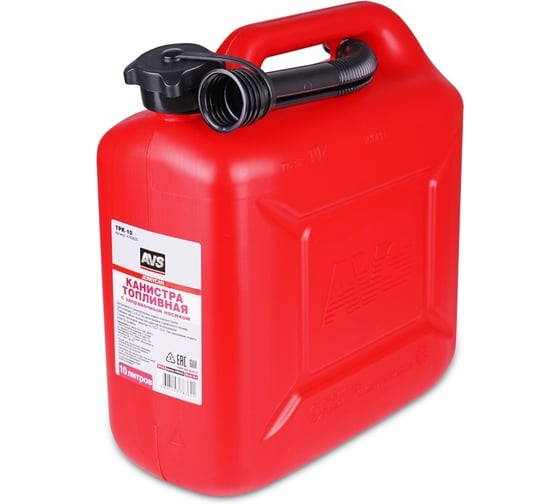 Изображение товара Канистра топливная AVS пластик, 10л, красная TPK-10 A78362S