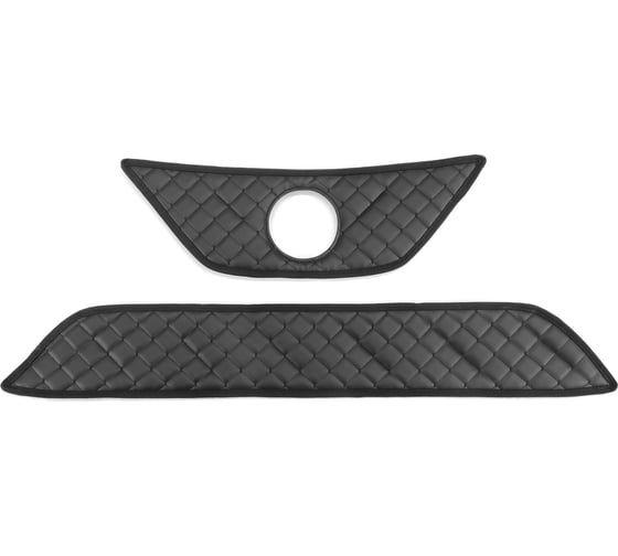 Изображение товара Утеплитель радиатора DEFLY для Nissan Note (E12), 2016-2020, рестайлинг, экокожа черная ZNis132-2KR